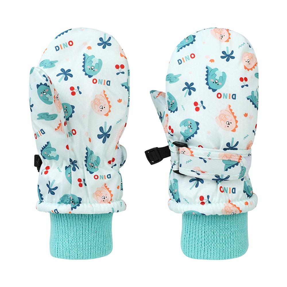 Non-slip Children Ski Gloves Warm Kids Winter Mittens Cute Snow Gloves Children Kids