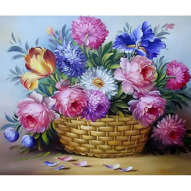 DIY цветок 5D алмазная живопись полный круглый дрель цветочный Алмазная вышивка набор для вышивки крестом мозаика из смолы настенное искусство домашний декор