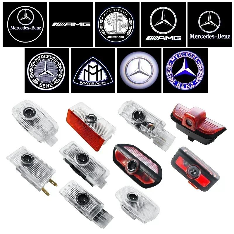 GZB4 2pcs Led Car Door Projector Ghost Welcome Light For Mercedes Benz C E S couple W240 W210 Sprinter W222 MABACH S Class C207 A207