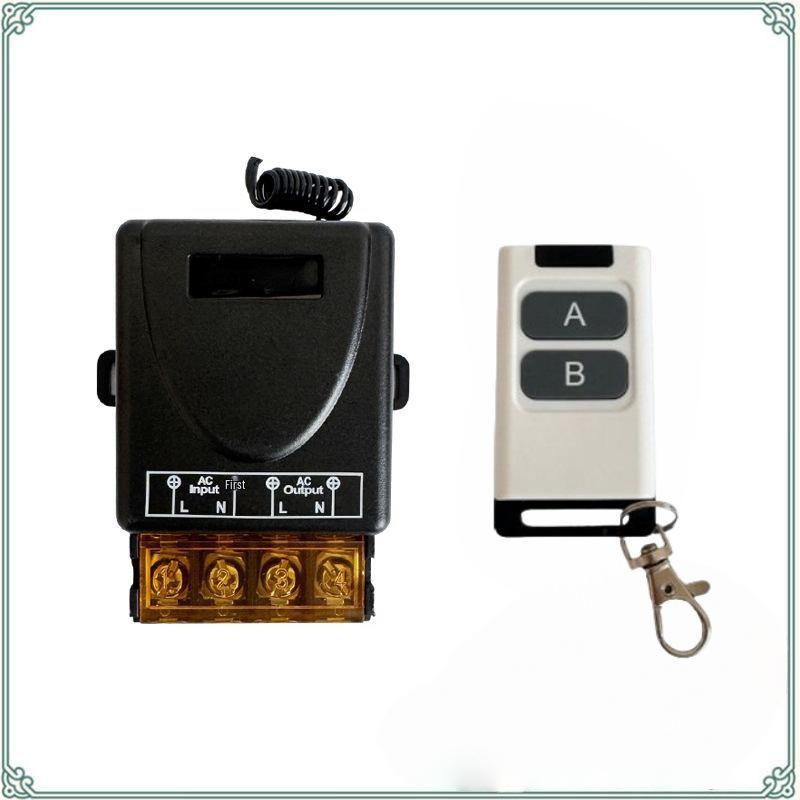 Беспроводной пульт дистанционного управления 220 В 30 А для водяного насоса, двигателя, кухонной вытяжки, вытяжного вентилятора и распылителя.