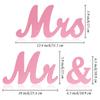 1 Set Wooden Mr  And  Mrs  Letter  Ornament Wedding Props Large Photography Props