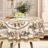 Теплая Европейская Ретро Роза Богемная Мандала Скатерть, Бытовая Прямоугольная Круглая Скатерть для Обеденного Стола Декорация