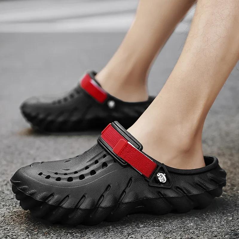New Factory Cheap EVA Men's Clogs Shoes Lightweight Wholesale Plastic Clog Men Beach Working Sandals With Men Clogs&Mules