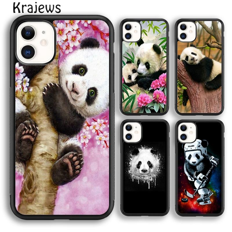 Krajews Cute keep calm and be a pandicorn panda Phone Case For iPhone 17 Air 16 15 14 plus 11 12 13 pro max coque Fundas