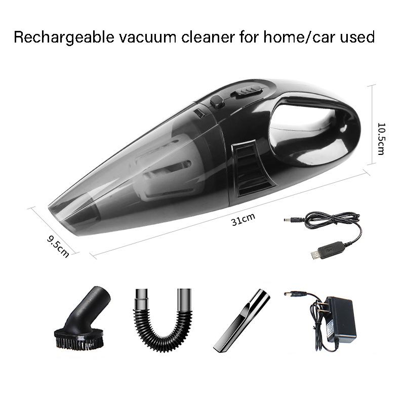 Cordless Hand Held Vacuum Cleaner Mini Portable Car Auto Home Wireless Duster Wet & Dry Handheld Car Vacuum Cleaner