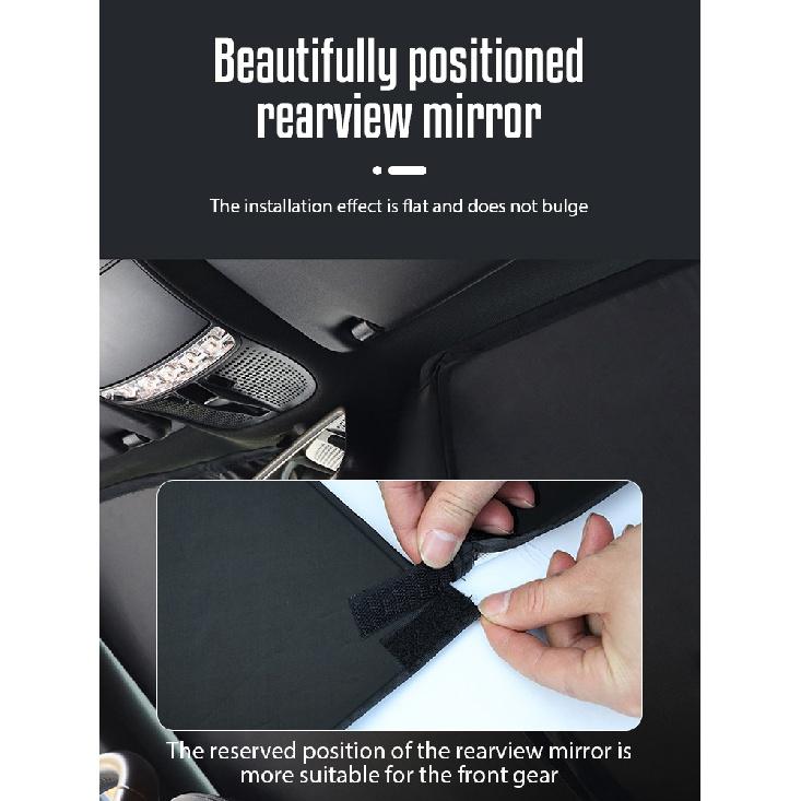 Car Windshield Sun Shade Covers Visors Front Window Sunscreen Protector Parasol Coche For Tesla Model 3 Y Sunshade