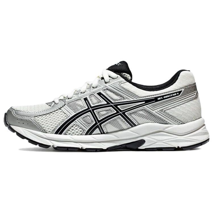 Asics Кроссовки GEL-Contend 4 Белый Черный Серый Легкие Дышащие 1012B732-103