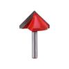 14" Shank Router Bit Engraving V Shape Groove Woodwork Cutter Trim Chamfer Bit