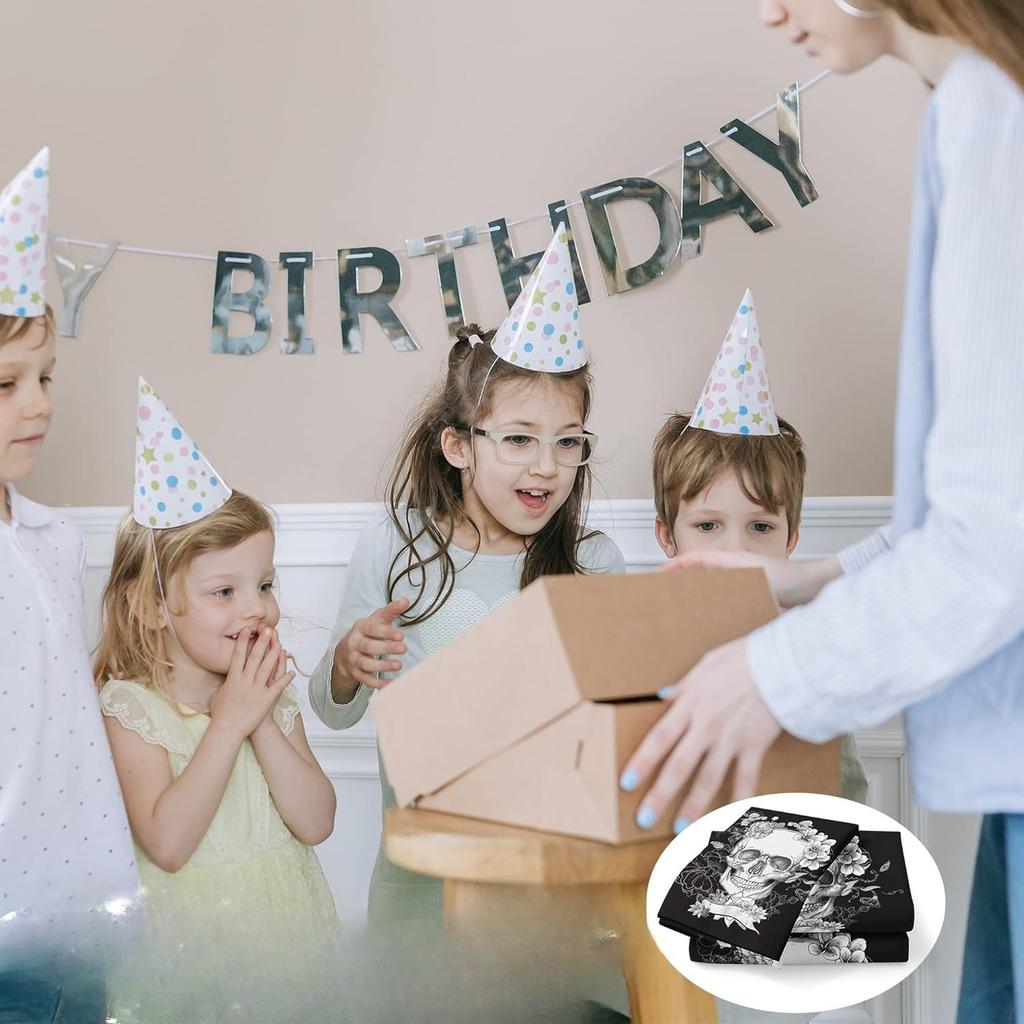 3D Printed Fashionable Boutique Skull and Rose Super Soft Ultra-fine Fiber Bed Sheet Set, Children and Adults Full-size with Zip