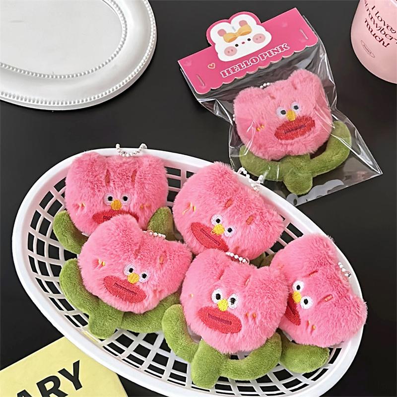 Милый креативный плюшевый уродливый цветок кулон брелок мультяшный автомобиль брелок многоцелевой рюкзак украшения аксессуары подарки