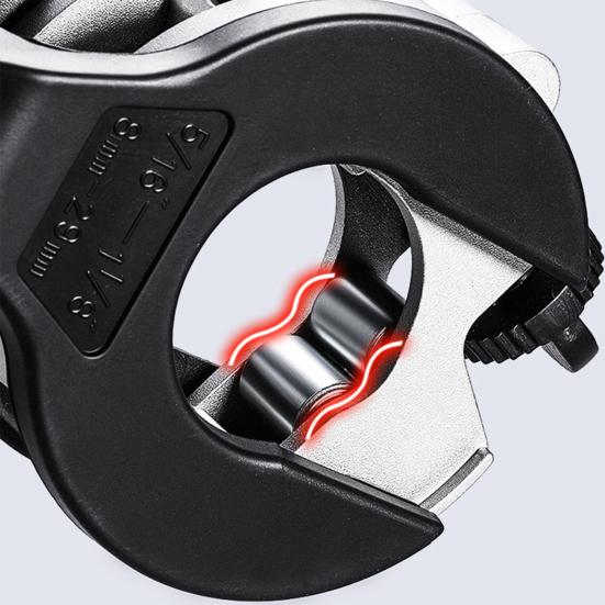 Храповый труборез Труборез Одноручный инструмент для быстрой резки труб Резак для шлангов для работы в стесненных условиях для точной резки ПВХ Меди Пластика