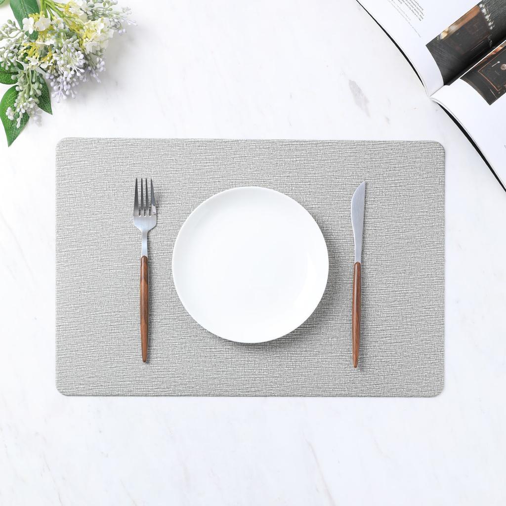 6 шт. Моющиеся коврики для стола Нескользящие теплоизоляционные коврики из ПВХ для обеденного стола кухонные аксессуары