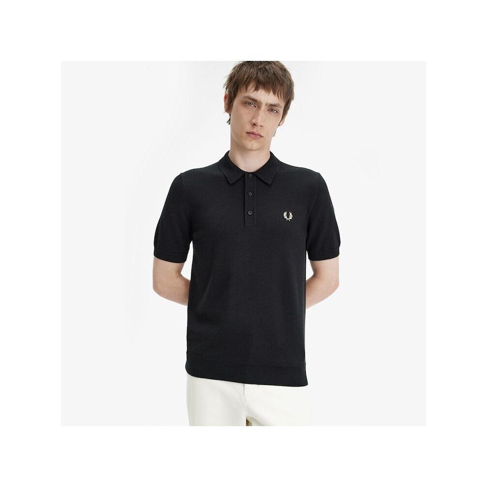 Fred Perry [headquarters Genuine] Fred Perry [sharp] Classic Merino Wool Knit Shirt  198  Afpm2417623 198 qzgAfpm2417623 198
