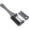 1 Pcs Hair Cutting Comb Black Handle Hair Brushes with Razor Blades Cutting Thinning Trimmin Hair Salon Styling Tools LXY