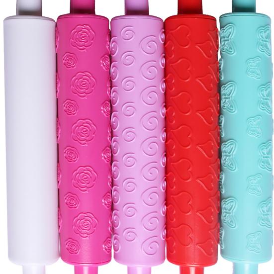 Good Plastic Roller Firm Light-weight 5 Colors Multifunctional Home DIY Rolling Pin for Dessert Household