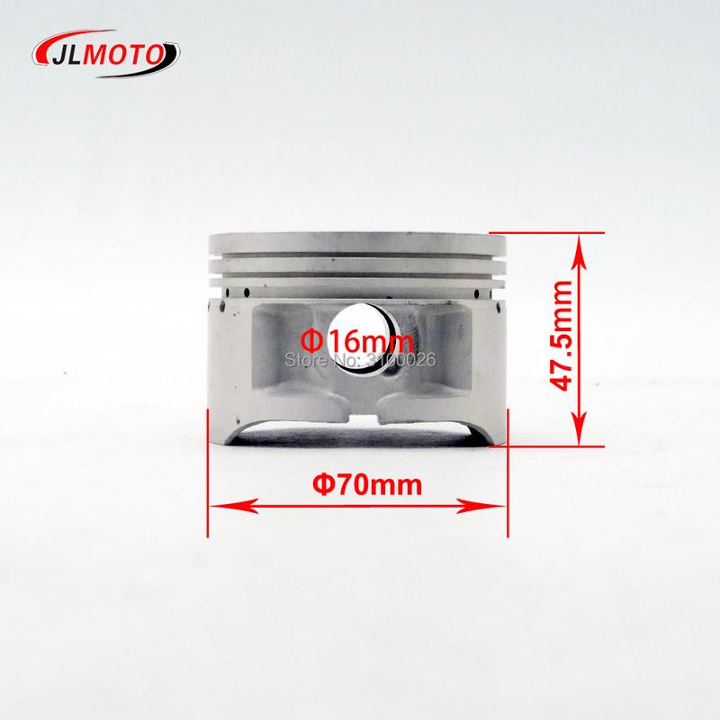 LC172MM 170MM 70mm Loncin 250cc Цилиндр Двигателя Поршневые Кольца Сборка Подходит Для Xmoto Mikilon BSE Jinling Spy Racing 250cc Квадроцикла ATV