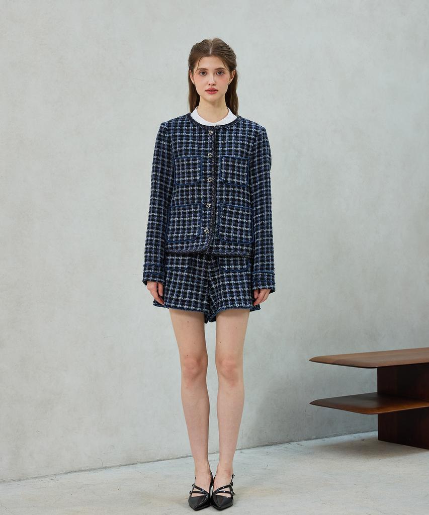 Arikim Comely Tweed Jacket / Black