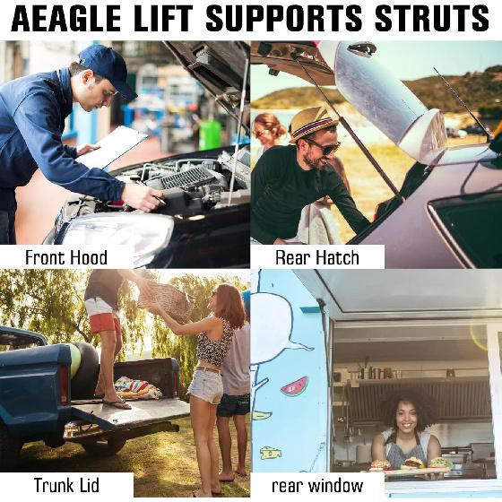 Front Hood Lift Support Shocks For Ford Explorer 1995 Sport Trac 2001 2002 2003 2004 2005 4067 Gas Spring Strut Rod 2 Pcs