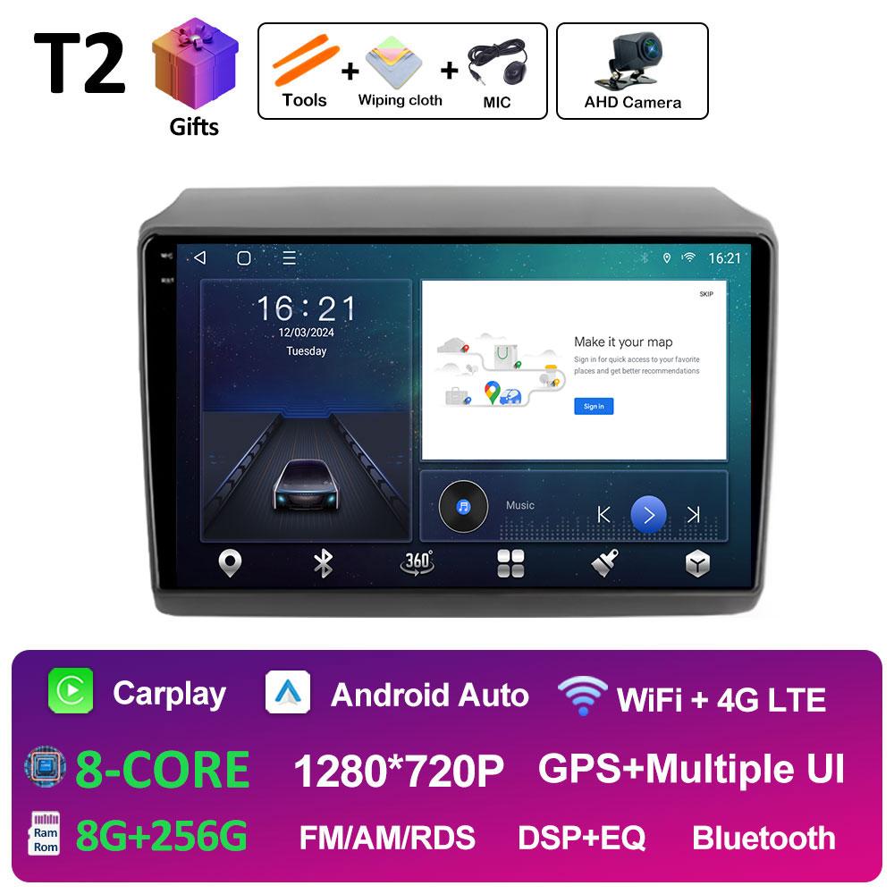 Для Fiat Ducato 2007 2008 2009 2010 - 2015 Android 14 Автомобильный Аудио Видео Мультимедийный Плеер Вентилятор охлаждения GPS Навигация Аксессуары