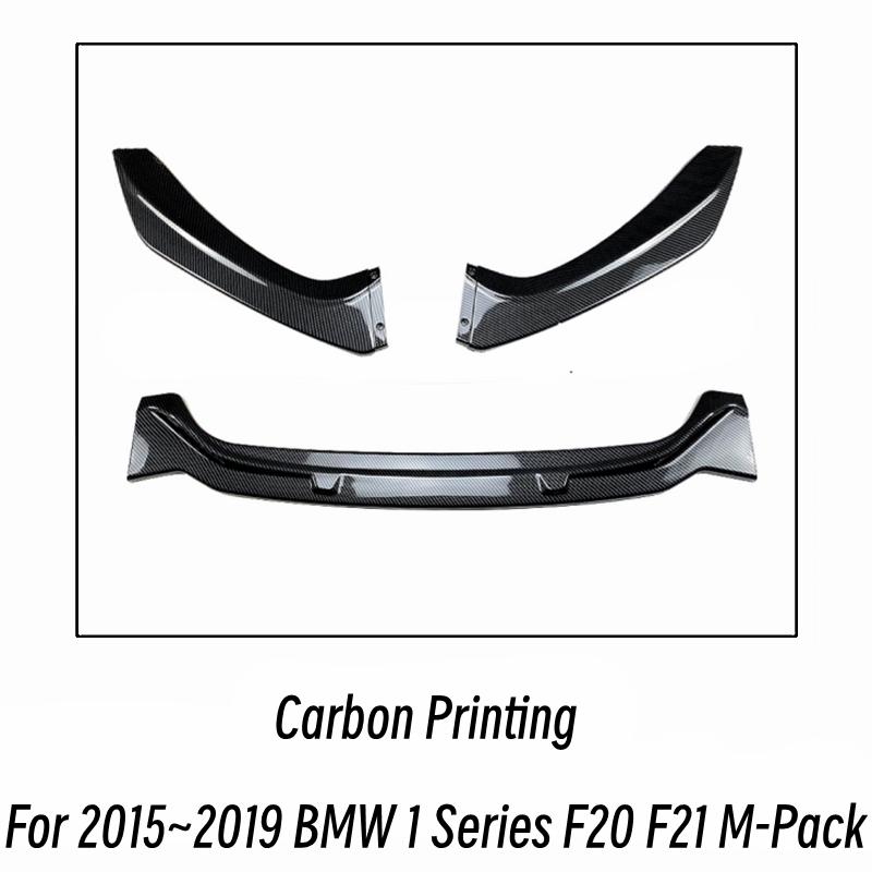 For BMW 1 Series F20 F21 M-Pack 118i 120i M135i M140i M Performance Front Bumper Splitter Lip Diffuser Spoiler Car Accessories