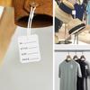 Fasteners Fittings Retail Garment Supplies Hang Tag String Clothing Label Price Tags Hangtags
