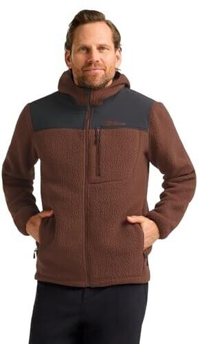 Куртка Jack Wolfskin Kammweg Pile FZ Men Trekking-Fleecejacket brown hot choc