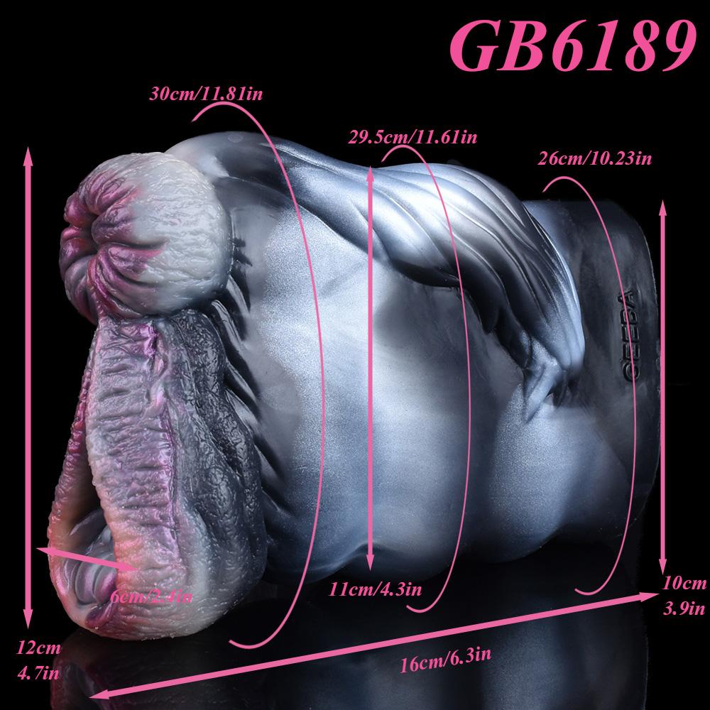 Двухканальная чашка для мастурбации в виде лошади и животного, мягкий силиконовый мужской мастурбатор, реалистичная вагина, массаж простаты, секс-игрушка для взрослых