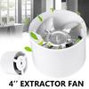 4inch Silent Bathroom Kitchen Inline Wall Mounted Ventilation Extractor Fan