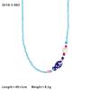 Jewelry Fish Pendant Necklace Bohemia Beads Chain Choker Trendy Mini Fish Necklace  Summer