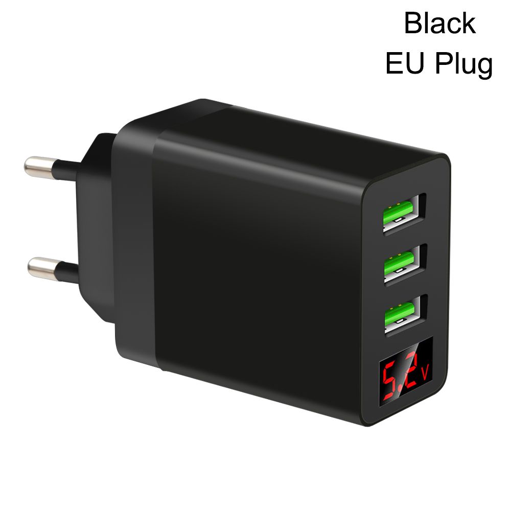 Universal 3 Multi-Ports Fast Quick Charge Adapter USB Transformer Power Supply Charger
