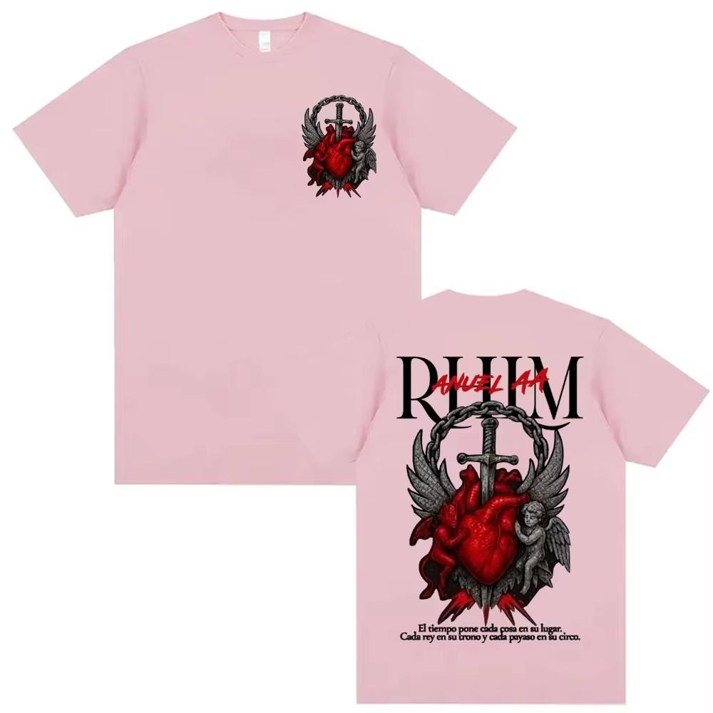 Rapper Anuel AA Rhlm Album Tour Graphic Tshirts UNISEXs Clothing Hip Hop Short Sleeve Tshirt ONeck Comfort T Shirts