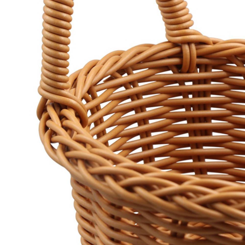 Woven Vegetable Fruit Storage Baskets Hanging Garden Plant Baskets  Kitchen Decoration