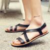 Summer Men Fashionable Beach Sandals Men Flat-heeled Lightweight Comfortable Business Travel Sandals Size 38-44 Men Sandals