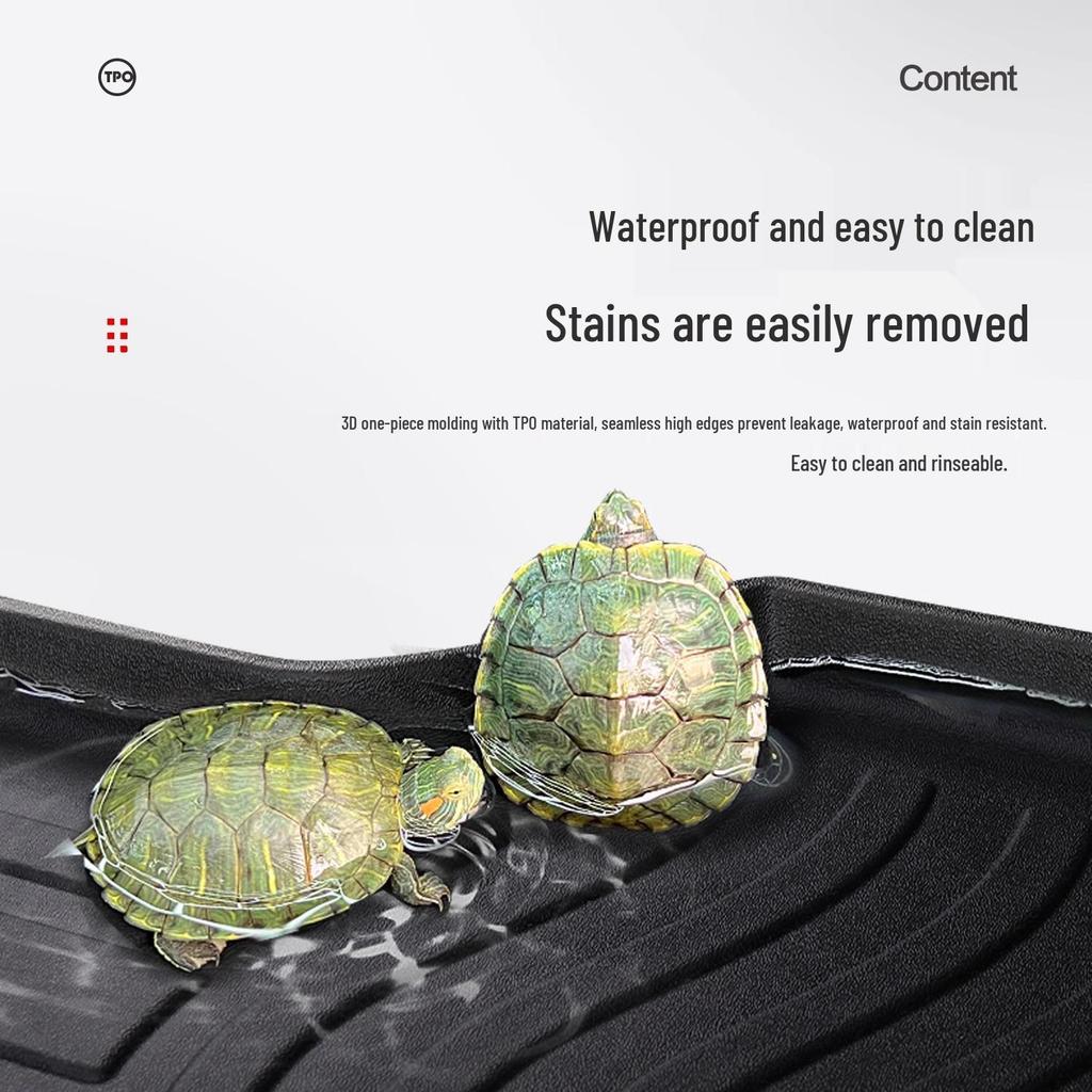 Jetta VS8 TPE Waterproof Trunk Mat - Car Interior Accessory