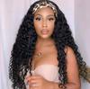 Women's wig ice silk headband corn whisker fluffy explosion head chemical fiber headscarf wig headgear batch
