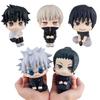 10 см Аниме Фигурка Jujutsu Kaisen Взгляд вверх Q Версия Сатору Тодзи/Оккоцу Годзё/Гето Сугуру Фигурка Действия Фусигуро Юта Фигурка