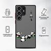 Мультяшная Милая Панда Чехол Задняя Крышка для Телефона для Samsung Galaxy S26 S22 S21 Note 20 Ultra 10+ S23 FE S25 Ultra S24 Plus S20 FE