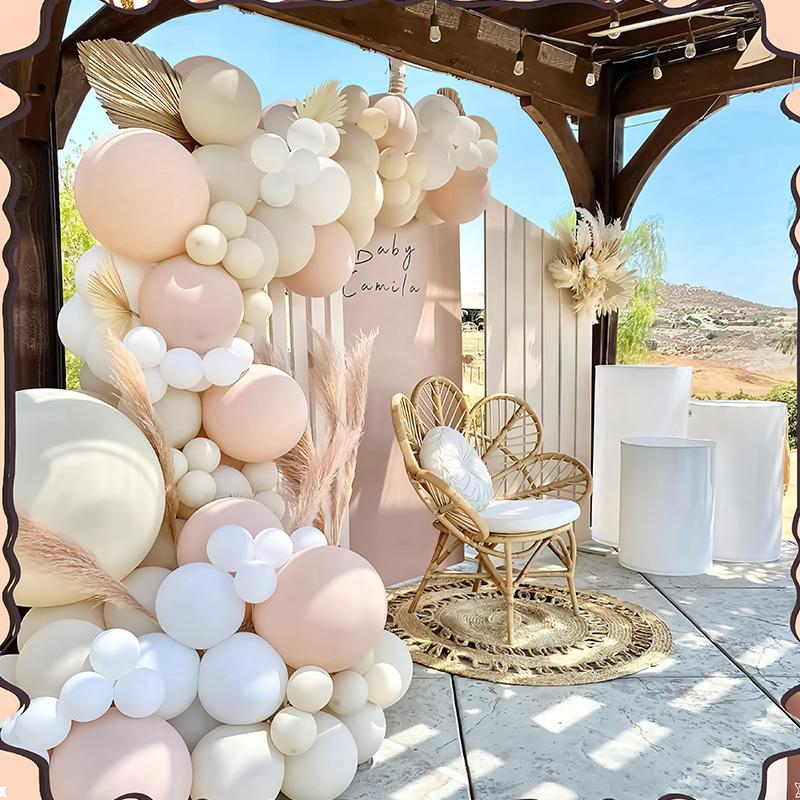 Luxury Party Supplies Balloon Set Retro Powder Skin Metal Gold Balloons Arch Wedding Balloons for Wedding