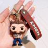 Adorable Deadpool Wolverine Keychain Cute Cartoon Key Fob For Bags And Cars