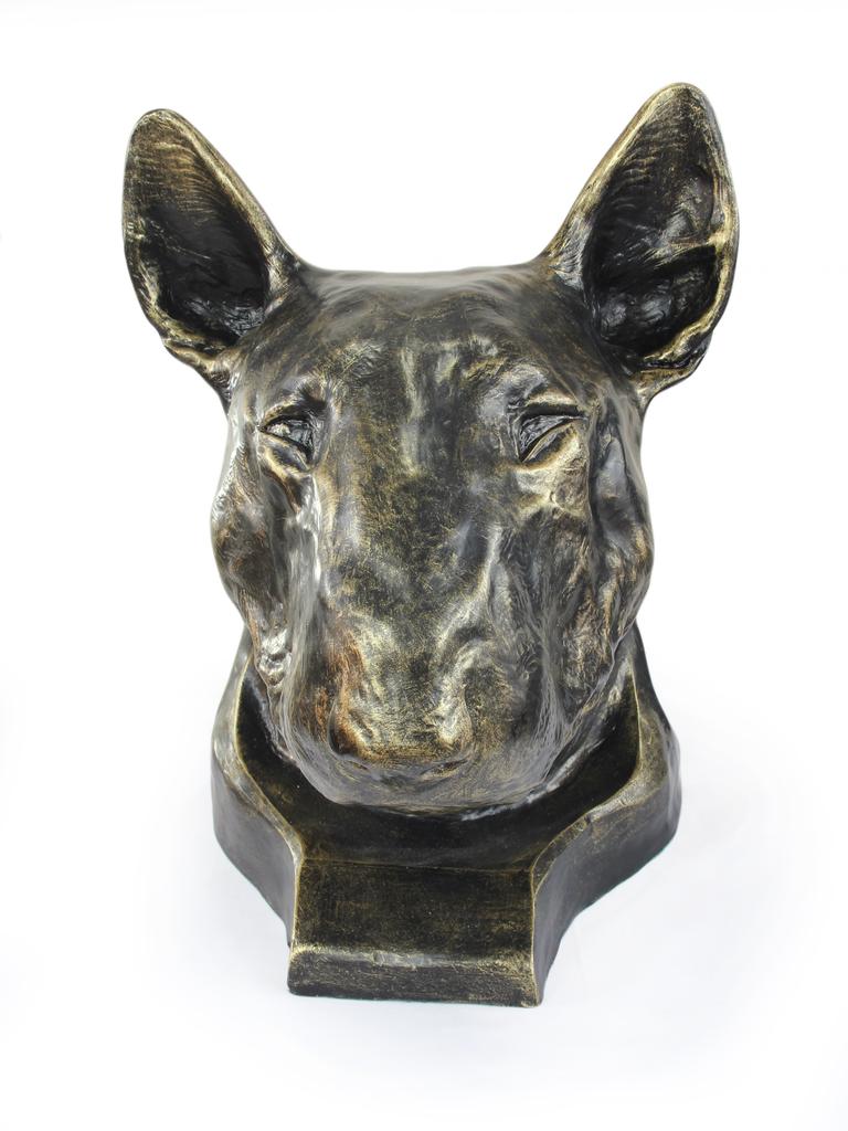 Bulterier, Bull Terrier - Popiersie Psa, Duża Głowa Psa Do Ogrodu, Unikatowa Ozdoba Salonu Marki Art-Dog