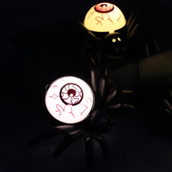 Светодиодный ночник в виде паука, настенная настольная лампа с изображением паука, мини-лампочка с жуткой атмосферой на Хэллоуин