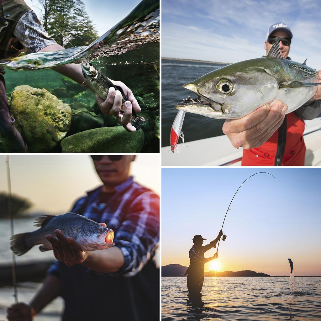 Телескопическое удилище и рыболовная катушка, полный комплект для соленой и пресной воды