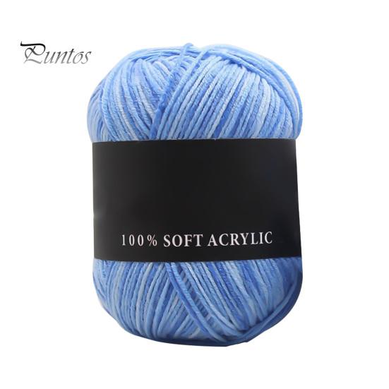 Шерстяная пряжа тройных брендов, мягкая молочно-хлопковая однотонная вязальная пряжа для свитера