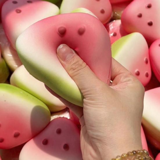 Мягкая игрушка-антистресс «Арбуз», медленно возвращающая форму, для снятия напряжения, реалистичной формы, из ПУ, милый, портативный гаджет для декомпрессии