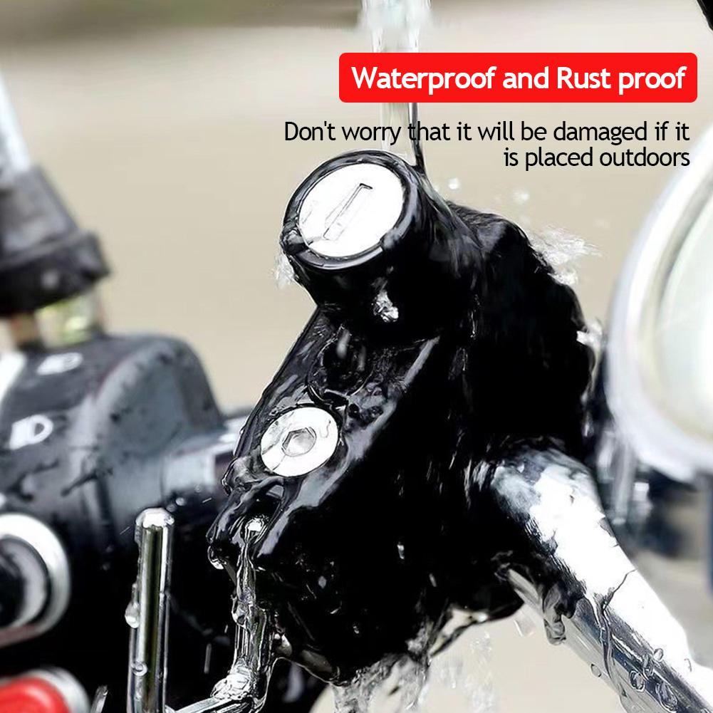 Замок для мотоциклетного шлема, прочный, водонепроницаемый, портативный, противоугонный, безопасность для блокировки руля, езды на велосипеде