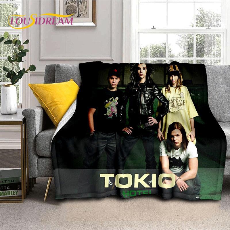 3D Покрывало Tokio Hotel Билл Каулитц, Мягкое Фланелевое Одеяло, Плед, Удобное Одеяло для Пикника, Кровати, Дивана, Дома, Спальни
