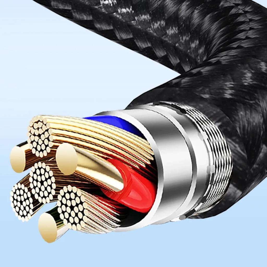 100 Вт USB C кабель 5A PD быстрая зарядка провод зарядное устройство шнур для Macbook iPad Samsung Xiaomi поворот на 180 USB к Type-C кабель 3M