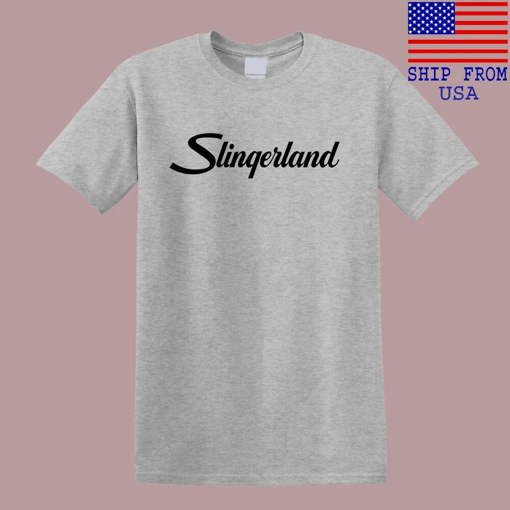 Slingerland Drum Company Men's Grey T-Shirt Tee Top Unisex