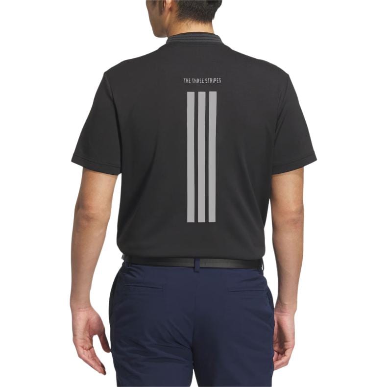 adidas Мужская черная футболка-поло SS25 JF6269