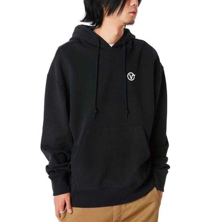 Vans Толстовки Мужские С Капюшоном Умеренные Обычные VN0A48A8BLK